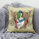 Ljojo Lucky Cat Japanese Style Sofa Bed Pillow Cover: Mount Fuji Japanese Art