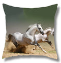 Fine Horse Print Cushion Cover for Home Decor by Ljojo