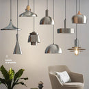 Industrial Style Wrought Iron Pendant Light Modern Chandelier for Living Room by Ljojo