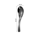 Ljojo 304 Stainless Steel Korean Children Soup Spoon Ice Cream Dessert Fruit Spoons