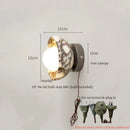 Ljojo Marble LED Wall Sconce Reading Lamp for Home Decor