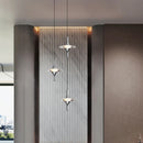 Ljojo LED Staircase Chandeliers: Modern Home Pendant Light Lamps for Living Room