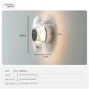 2026 Italian Crystal Bedside Sconce LED Wall Lamp Modern Minimalist Round Living Room Aisle Ljojo
