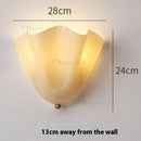 LED Shell Glass Wall Lamp Modern Home Decor Lighting Fixture by Ljojo