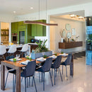 LED Pendant Lights Modern Walnut Wood Metal Chandeliers by Ljojo for Dining Table Home Decor