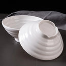 Ljojo Melamine Noodle Bowl Set - Japanese Style Ramen Bowls for Kitchen Tableware