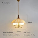 Wabi-Sabi Style Fabric E27 Pendant Lights for Medieval Retro Magic Beans Decor by Ljojo