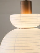 Japanese Style Silk Pendant Lamp Wabi Sabi Chandelier | Retro Home Lighting Fixture Ljojo