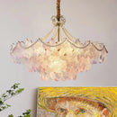 Crystal Snow Petals Chandelier | Modern Luxury Living Room Lighting by Ljojo