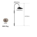 Modern Danish Wall Sconce Light for Bedroom & Living Room by Ljojo