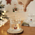 Ljojo 3D Christmas Theme Glass Mug 450ml - Ideal Gift for Girls, Kids, and Lovers