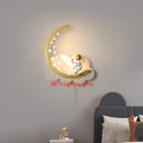 LED Wall Lamps for Aisle Bedside Child Bedroom - Art Design Sconces with Switch - Ljojo