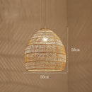 Rattan Pendant Chandelier Ceiling Light by Ljojo™ - Hand Knitted, Modern Design