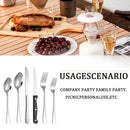 Ljojo 48-Piece Stainless Steel Tableware Set with Storage Box