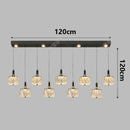 Ljojo Luxury Crystal Chandelier Pendant Light for Living Room Dining Room Ceiling Lighting