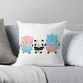 Cute Animal Print Pillowcase by Ljojo for Bedroom & Living Room
