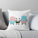 Cute Animal Print Pillowcase by Ljojo for Bedroom & Living Room