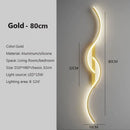 Ljojo LED Wall Sconce Modern Minimalist Light for Bedroom and Living Room