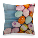 Easter Bunny Eggs Printed Pillow Covers 45x45cm - Ljojo Easter Decorations