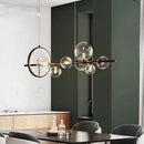 Nordic Design LED Pendant Lights: Sleek Glass Bubble Hanging Lamp by Ljojo