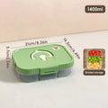 Ljojo Refrigerator Fresh-keeping Box 3/4/6 Grids Onion Garlic Pepper Storage Organizer