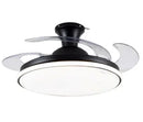 Ljojo Silent Ceiling Fan with Lights for Master Bedroom | Home Decor Chandelier | 110V 220V
