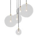 G4 Led Pendant Light Fixture Nordic Gold Metal Dining Room Hanging Lamp by Ljojo