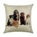 Ljojo Linen Pillowcase: Cartoon Digital Print Pattern for Office, Car, Home Sofa