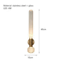 Modern Minimalist LED Glass Pipe Chandelier Pendant Light for Home Decor Restaurant Lobby by Ljojo