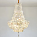 Ljojo Luxury European Crystal Chandelier for High Ceiling Staircase.LatLngere