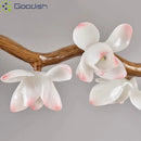 LED Cream Petal Pendant Light Modern Stylish Chandelier by Ljojo for Home Decoration