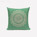 Ljojo Mandala Boho Retro Designer Linen Cushion Cover 45*45cm for Sofa