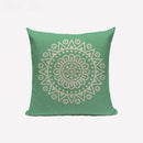 Ljojo Mandala Boho Retro Designer Linen Cushion Cover 45*45cm for Sofa
