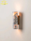 Italian Design LED E27 Marble Wall Lamp Minimalist Modern Living Room Bedroom Bedside by Ljojo