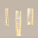 Ljojo LED Pendant Light Chandeliers Modern Staircase Hanging Lamp for Living Room