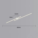 Aluminium LED Ceiling Light Modern Design Hallway Office Lustre by Ljojo