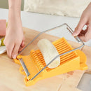 Ljojo Lunch Meat Slicer: Stainless Steel Food Cutter for Home Kitchen