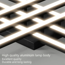 LED Ceiling Light Minimalist Long Line 30/40/50cm for Bedroom Living Room Illumination by Ljojo