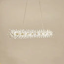 Ljojo Luxury Crystal LED Chandelier Circular Pendant Lamp - Modern Designer Lighting