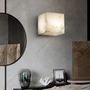 Marble Wall Sconce Light Fixture Square Bedroom LED Lamp by Ljojo