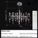 Nordic Modern Luxury Crystal Chandelier LED Light - Ljojo Decorative Firefly Light