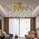 Gold Crystal LED Tree Branch Ceiling Light Cluster Living Room Bedroom Fixture by Ljojo