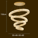 Crystal Chandelier Pendant Light for Luxury Living Room Decor by Ljojo