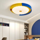 Ljojo Modern Kids LED Ceiling Light Colorful Hanging Lamp Fixture for Bedroom Children's Room