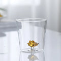 Ljojo 3D Christmas Theme Glass Mug Cup - 300ml - Creative Gift for Girls, Kids, Lovers