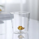 Ljojo 3D Christmas Theme Glass Mug Cup - 300ml - Creative Gift for Girls, Kids, Lovers