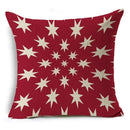 Geometric Linen Seat Cover 45x45cm for Home Decor - Ljojo