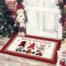 Christmas Dwarf Print Floor Mat for Living Room and Balcony Decoration by Ljojo