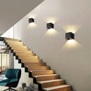 Ljojo 10W Outdoor Wall Light Up Down Adjustable Angle for Garden Decoration