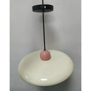 Modern Minimalist Restaurant Lamp: Cream Saucer Pendant by Ljojo
